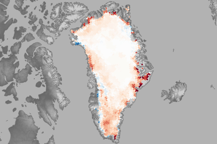 2021 Arctic Report Card: Greenland ice loss below average in 2021 despite late-season melt spike