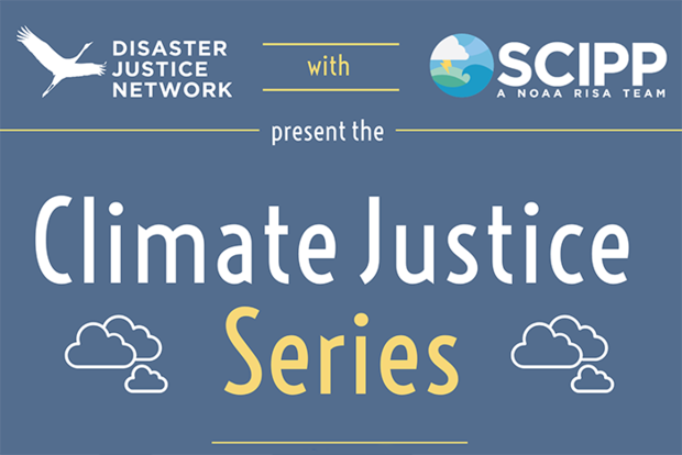 Climate Justice Series flier