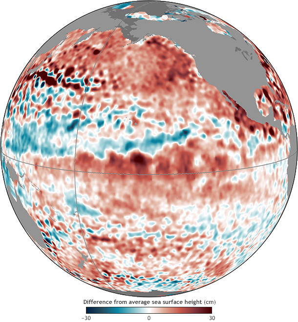 Image of sea surface height anomaly averaged over August 20-30, 2014