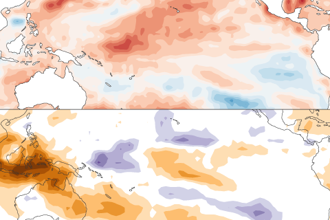 Is ENSO running a fever, or is it global warming?