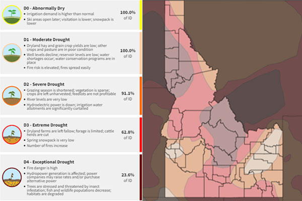 Drought.gov's Drought Impacts by State Thumbnail image for Tools & Interactives - Drought.gov's Drought Impacts by State
