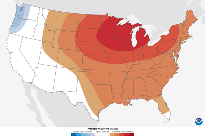 Temperature - Monthly Outlook