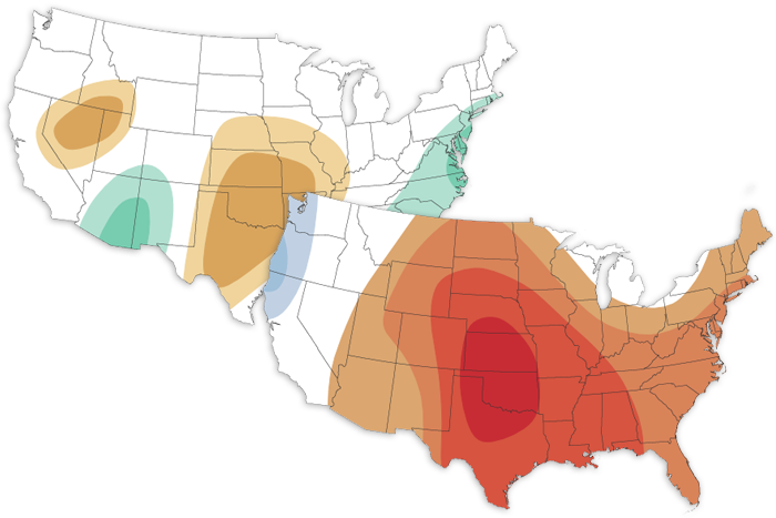July 2022 U. S. Climate Outlook: Hot and dry favored for the southern Plains