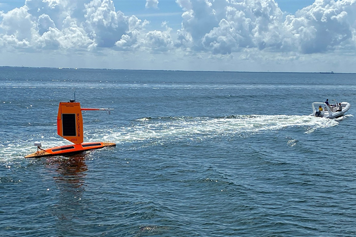 NOAA and Saildrone launch seven hurricane-tracking surface drones