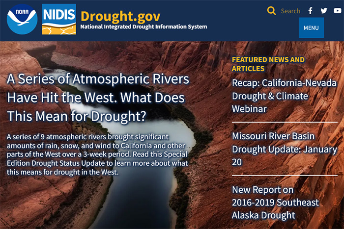 Special edition drought status update for the Western United States