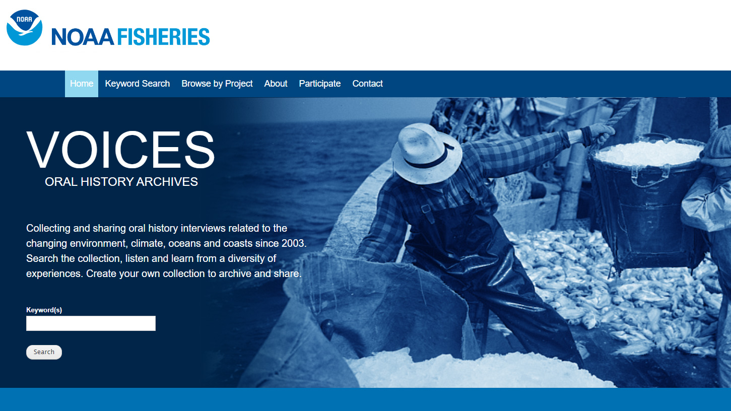 NOAA Voices  - Oral History Archives
