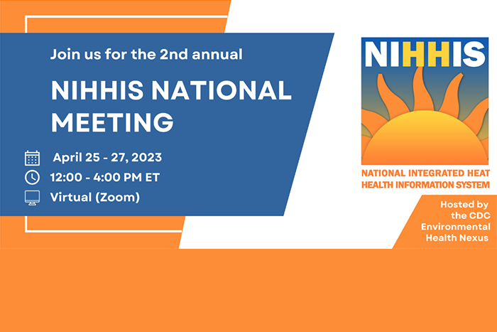 NIHHIS to host 2nd Annual NIHHIS National Meeting on heat and health