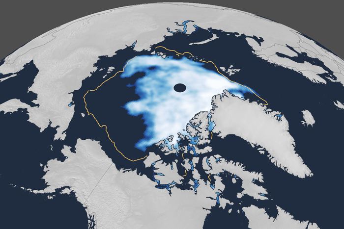  Arctic sea ice minimum at sixth lowest extent on record in 2023