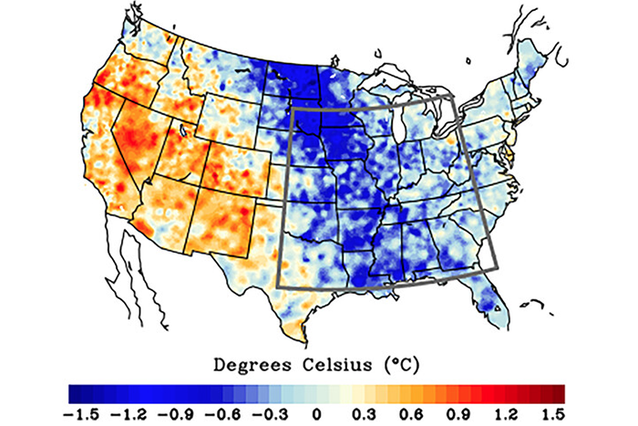 Why hasn't the central US warming hole disappeared?