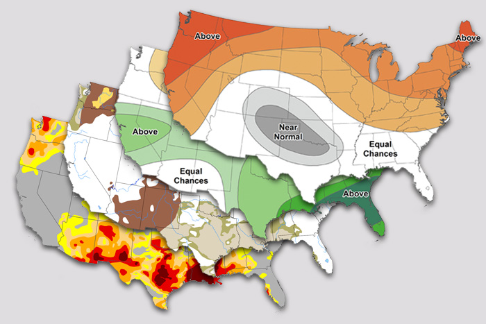  2023-24 U. S. winter outlook: wetter South, warmer North