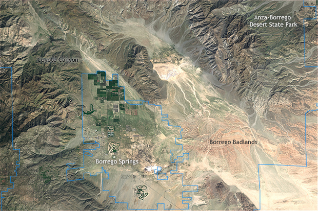 A superbloom of wildflowers overtakes California's southeastern deserts in  March 2017 | NOAA Climate.gov