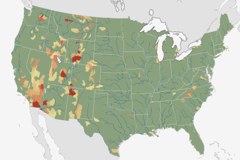 Climate change to increase water stress in many parts of U. S.