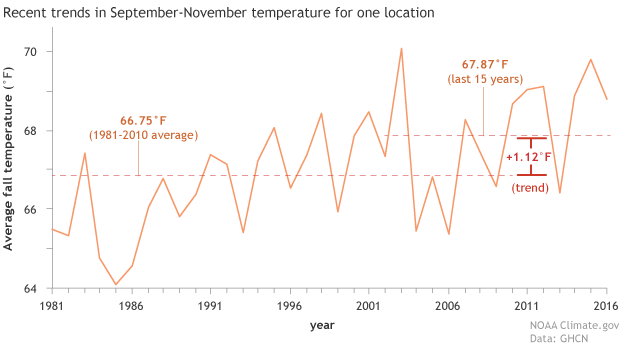 forecast, trends, temperature, USA
