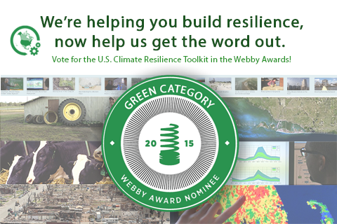 U.S. Climate Resilience Toolkit nominated for Webby Awards