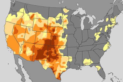 Climate Conditions: Drought Status on June 4, 2013