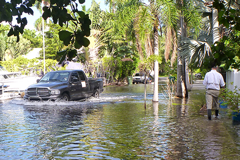 King tides cause flooding in Florida in fall 2017