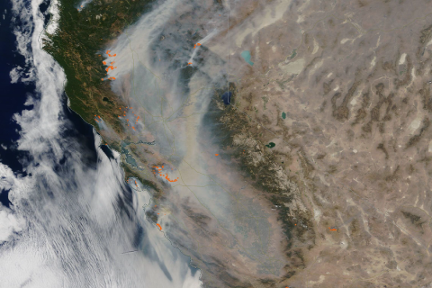 Over a million acres burned in California in second half of August 2020