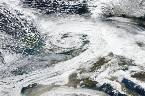 February's Storm Doris weather bombs Great Britain