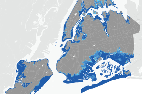 Future Flood Zones for New York City