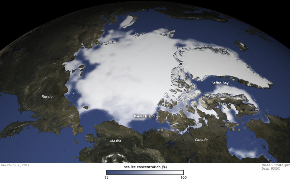In July 2017, icebreaker makes earliest traverse of Arctic's Northwest Passage