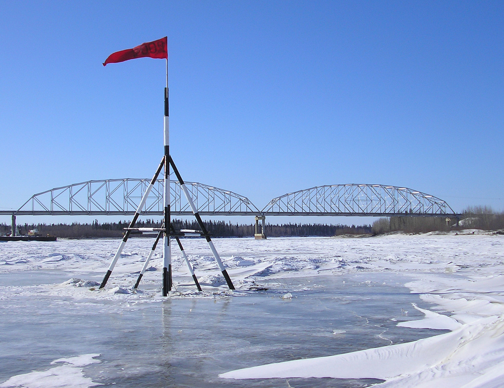 When will the Tanana River ice break up? 