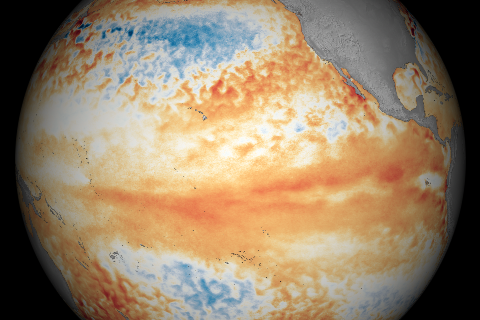 Some cooling of the tropical Pacific in April 2016
