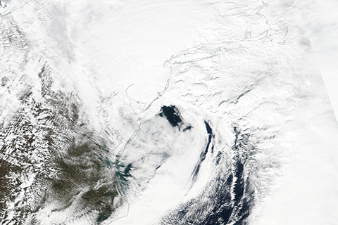 Nor'easters pummel the U. S. Northeast in late winter 2018
