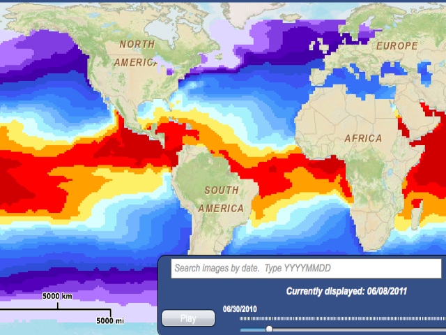 pacific ocean temperature map Sea Surface Temperature Map Viewer Noaa Climate Gov pacific ocean temperature map