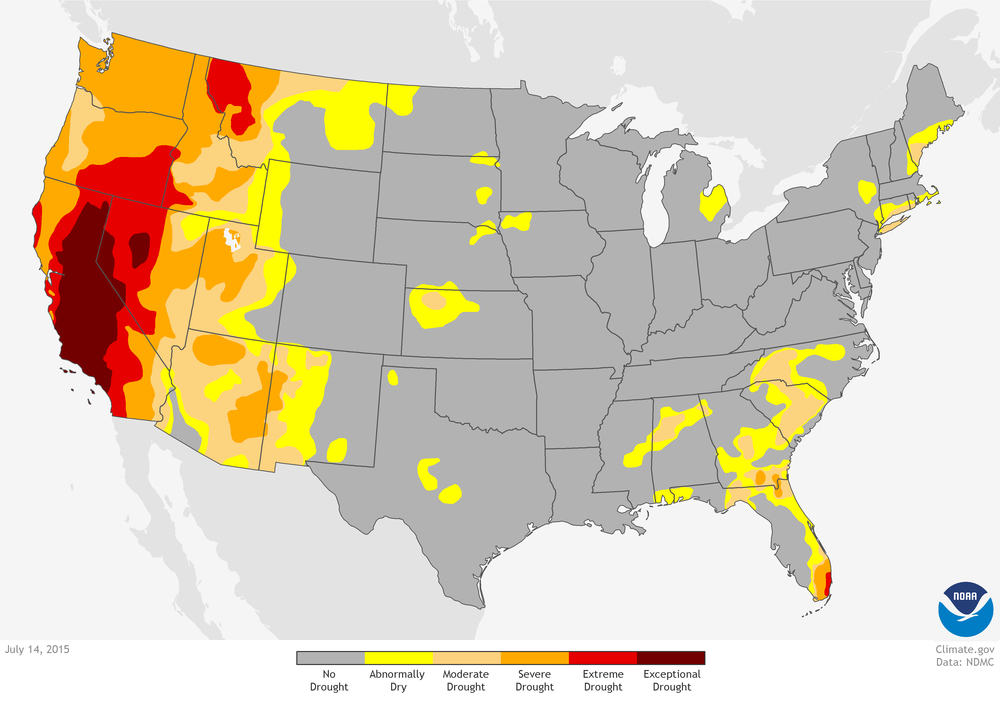 Western States Wildfires Map