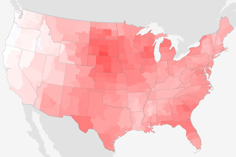 November 2020 was warmer than average across most of the U. S.