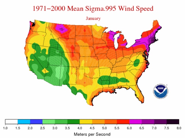 Wind Chart Map