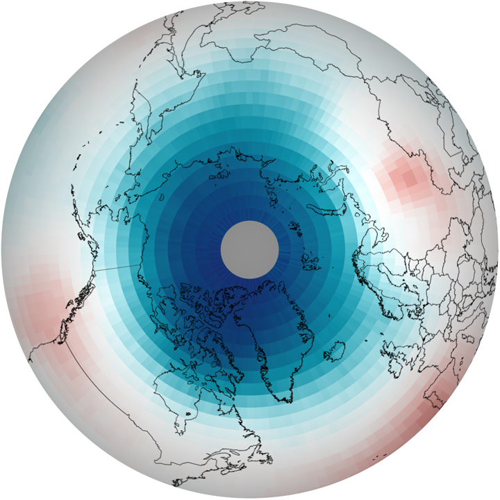The Arctic's First Ozone Hole