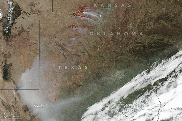 VIIRS, satellite, Great Plains, wildfire