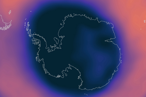 Large, deep Antarctic ozone hole persisting into November 2020