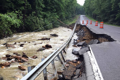 'Thousand-year' downpour led to deadly West Virginia floods