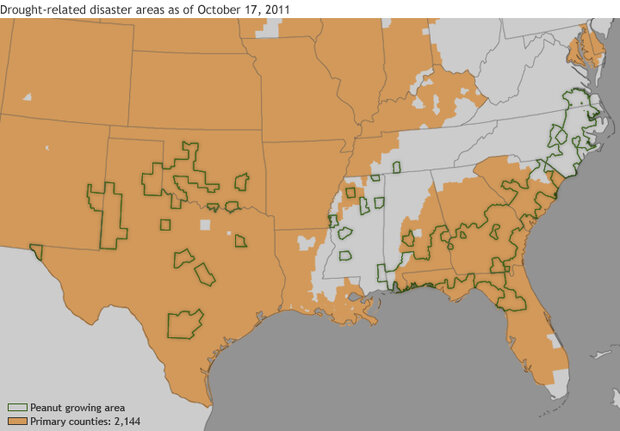 Drought disaster designations
