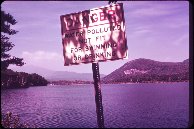 Polluted Androscoggin River