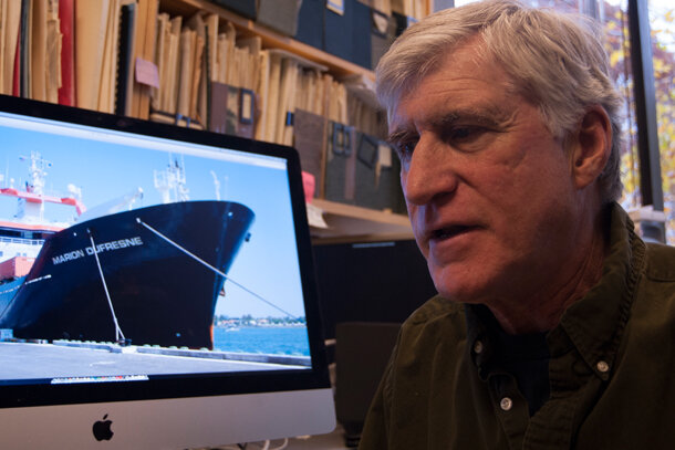 Research geologist Thomas Cronin