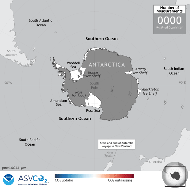 Saildrone circumnavigation animation