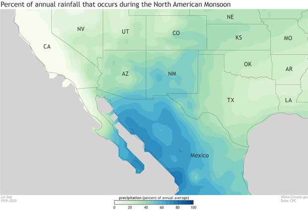 The North American Monsoon | NOAA 