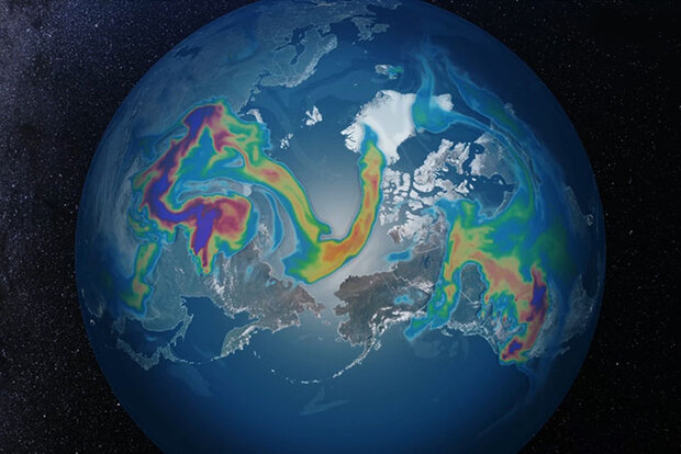 Atmospheric smoke density