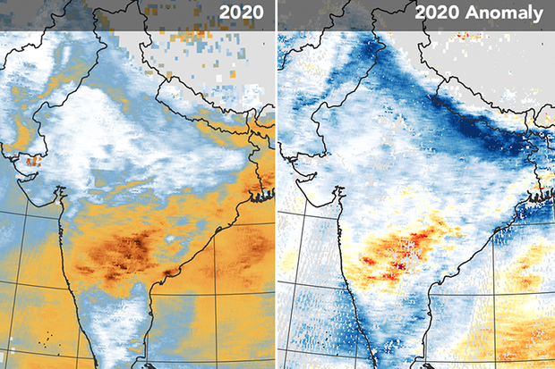 Emissions over India