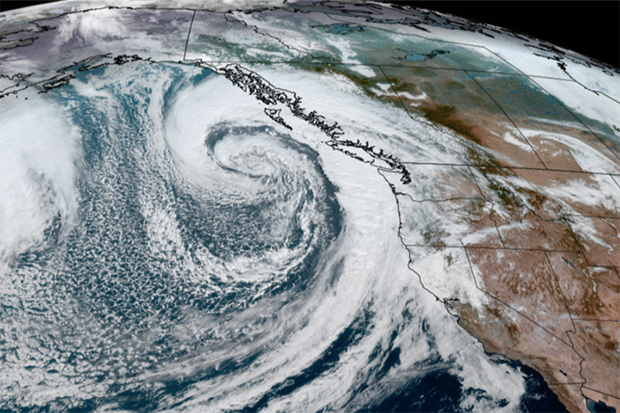 Bomb cyclone worries the West Coast