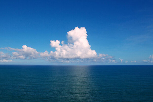 Clouds over Atlantic Ocean