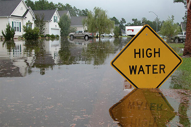 High Water sign