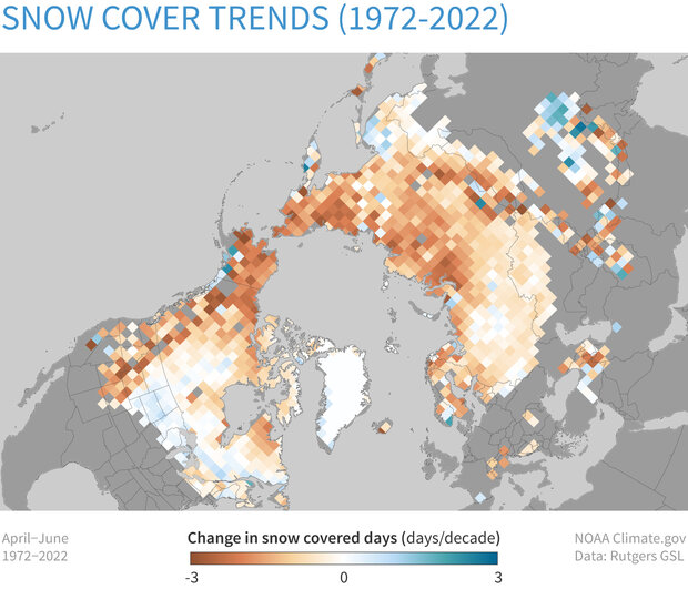 Snow Cover Increasing Across the U.S.