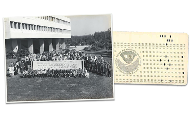 Group photo and punch card