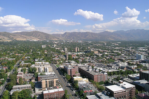 Salt Lake City aerial photo