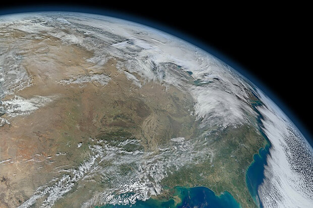 NPP Blue Marble image of eastern United States