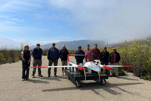 Group photo with aircraft